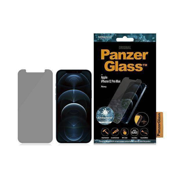 PanzerGlass Standard Super+ iPhone 12 Pro Max Privacy Antibacterial