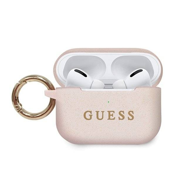 Guess GUACAPSILGLLP AirPods Pro cover jasnoróżowy/pink Silicone