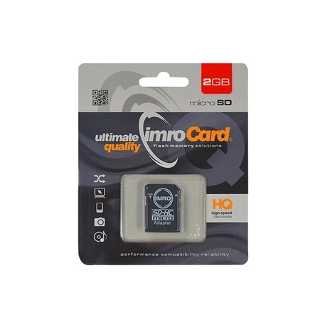 Imro microSDHC 2 GB kl. 4 z adapterem – mały nośnik, który zaskakuje stabilnością