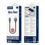 JELLICO Kabel B28 USB-C 3.1A 0.3M schwarz