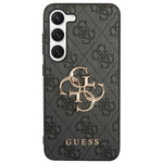 Oryginalne Etui GUESS Hardcase GUHCS24L4GMGGR do Samsung S24 Ultra (Leather 4G Metal Logo / czarny)