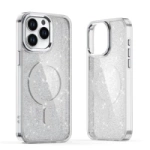 Glitter Case mit MagSafe für iPhone 16e - Weiß