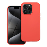 Futerał SILICONE do IPHONE 15 PRO brzoskwiniowy