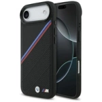 BMW M Tricolor Metal Logo MagSafe Case für iPhone 17 Air – Schwarz