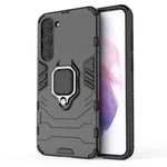Ring Armor Hülle für Samsung Galaxy S23+ gepanzerte Hülle magnetischer Haltering schwarz