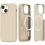 Schutzhülle IPHONE 13 / 14 Tech-Protect Silicone MagSafe beige