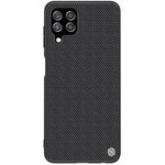 Nillkin Textured Case wytrzymałe wzmocnione etui z żelową ramką i nylonem na tyle Samsung Galaxy A22 4G czarny
