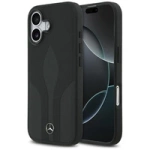 Mercedes Leather The Move MagSafe Hülle für iPhone 17 - Schwarz