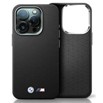 Original Handyhülle IPHONE 16 BMW Hardcase M Smooth Full Wrapped Metal (BMHCP16S23PMWK) schwarz