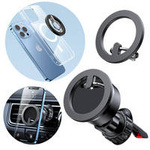 Joyroom Kit multifunktionaler magnetischer Autohalter Ring Telefonhalterung schwarz (JR-ZS294)