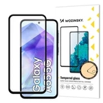 Wozinsky Tempered Glass Full Glue für Samsung Galaxy A55 mit schwarzem Rahmen