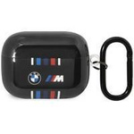 BMW BMAP22SWTK AirPods Pro Cover Schwarz/Schwarz Mehrfarbige Linien