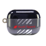 Original Handyhülle APPLE AIRPODS PRO 2 Audi IML Sport Cover (AUS-IMLAPP2-RSQ/D1-BK) schwarz