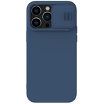 Nillkin CamShield Magnetische Silikonhülle iPhone 14 Pro Max Magnetische MagSafe-Abdeckung mit Kameraschutz Blau