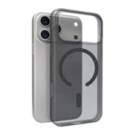 Puro Daylight Magsafe kompatible Silikonhülle für iPhone 17 Pro - Translucent Black