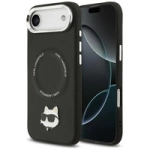 Karl Lagerfeld Choupette Pin MagSafe Case für iPhone Air Schwarz