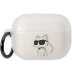 Karl Lagerfeld KLAP2HNCHTCT Airpods Pro 2 Abdeckung transparent Ikonik Choupette