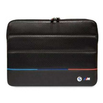 Original Handyhülle LAPTOP 14" BMW Sleeve Carbon Tricolor (BMCS14PUCARTCBK) schwarz