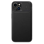 Nillkin Qin Leder Pro Hülle iPhone 14 Plus Kamerahülle Holsterhülle Klapphülle Schwarz