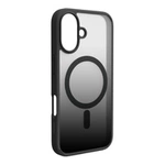 Etui silikonowe Puro Gradient MagSafe do iPhone 16 Plus - czarne