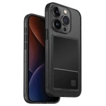 Uniq Air Fender ID-Hülle iPhone 15 Pro Max 6,7&quot; grau/rauchgrau getönt. Kartensteckplatz