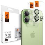 OSŁONA APARATU SPIGEN OPTIK PRO GLAS.TR ”EZ FIT” CAMERA PROTECTOR 2-PACK IPHONE 16 / 16 PLUS / 17 GREEN