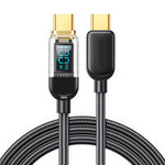 Joyroom USB C - USB C 100W Kabel für schnelles Aufladen und Datenübertragung 1,2 m schwarz (S-CC100A4)