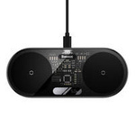 Baseus Digital LED Display Dual Wireless Charger mit Digitalanzeige 20W schwarz (WXSX010101)
