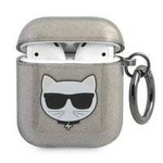 Karl Lagerfeld KLA2UCHGK AirPods cover czarny/black Glitter Choupette
