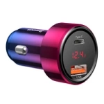 Baseus Magic Series PPS - ładowarka samochodowa Quick Charge 4.0+ / QC3.0 45W 6A czerwony (CCMLC20C-09)