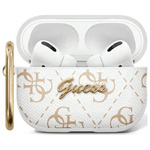 Schutzhülle APPLE AIRPODS 1 / 2 Guess Cover Hook (GUA2PG4GPH) weiß