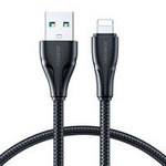 Joyroom Kabel USB - Lightning 2.4A Surpass Series 1.2 m schwarz (S-UL012A11)