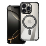 Futerał ANTISHOCK ELECTRO do IPHONE 16 Pro Max kompatybilny z MagSafe czarny
