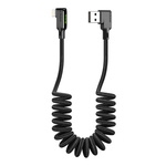 Kabel USB do Lightning, Mcdodo CA-7300, kątowy, 1.8m (czarny)