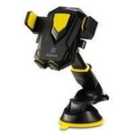 Remax Transformer RM-C26 teleskopowy uchwyt samochodowy na deskę rozdzielczą szybę czarno-żółty