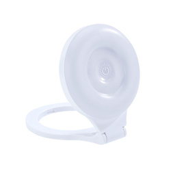 Mini podstawka magnetyczna do telefonu z lampką kompatybilna z MagSafe biała