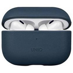 UNIQ etui Terra AirPods Pro 2 gen. Genuine Leather niebieski/space blue