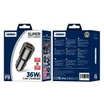 JELLICO Kfz-Ladegerät F9 36W 2xUSB QC3.0 schwarz