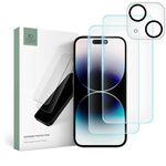 Gehärtetes Glas APPLE IPHONE 15 Tech-Protect Supreme Set Clear