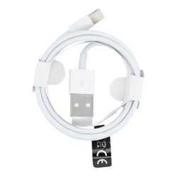 Kabel USB do iPhone Lightning 8-pin HD5 1 metr biały