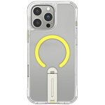 Etui Skinarma Helix do iPhone 16 Pro      Magnetic Charging 360 Rotating Stand przezroczysty