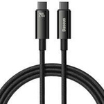 Kabel USB C – USB C 480 Mbit/s 240 W 1 m Baseus Tungsten Gold CAWJ040101 – Schwarz