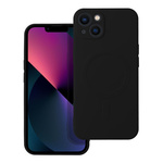 Futerał Silicone Mag Cover kompatybilny z MagSafe do IPHONE 13 czarny