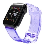 Silikonarmband Armband Armband Armband Light für Apple Watch 42 / 44 mm - Lila