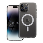 Futerał FROST MAG COVER z ochroną aparatu kompatybilny z MagSafe do IPHONE 14 Pro Max transparentny