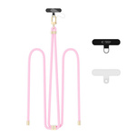 TECH-PROTECT C7S ROPE CROSSBODY STRAP BABY PINK/GOLD