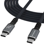 Wozinsky WPS-UY415S USB-C Thunderbolt 4 Kabel 240W 1,5m 4K - Schwarz