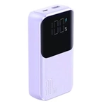 Joyroom JR-PBC07 20000 mAh 30 W Mini-Powerbank mit USB-C- und Lightning -Kabeln – Lila