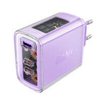 Acefast Ladegerät GaN 65W 3 Ports (1xUSB, 2xUSB C) lila (A45)