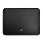 Guess Sleeve GUCS14PSATLK 13/14 &quot;schwarz / schwarzes Saffiano Triangle Logo